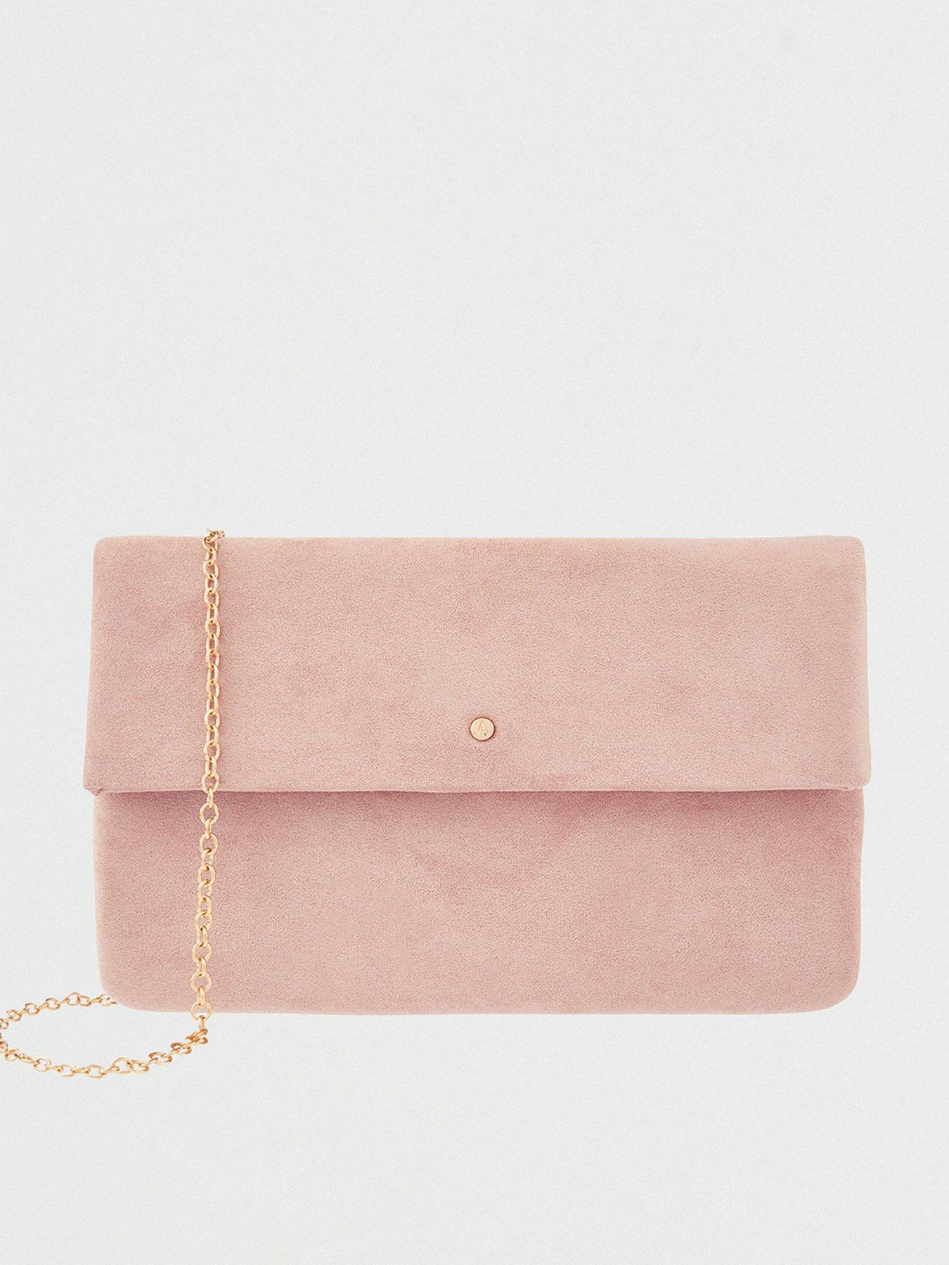 pink clutch bags ireland