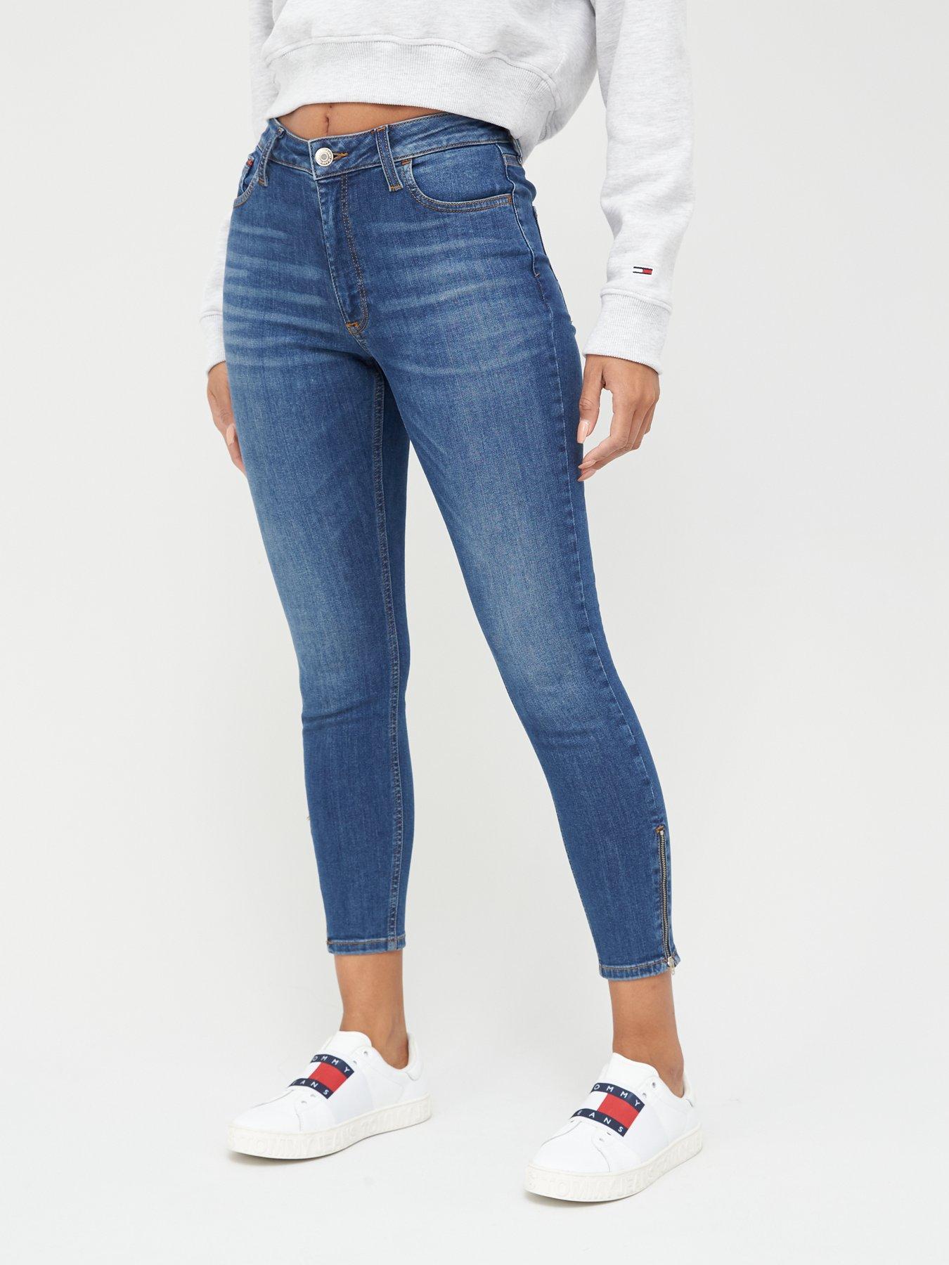 santana high rise skinny jeans