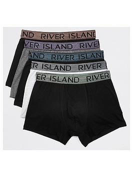 river-island-metallic-waistband-trunks-5-pack-blackwhitegreynbsp
