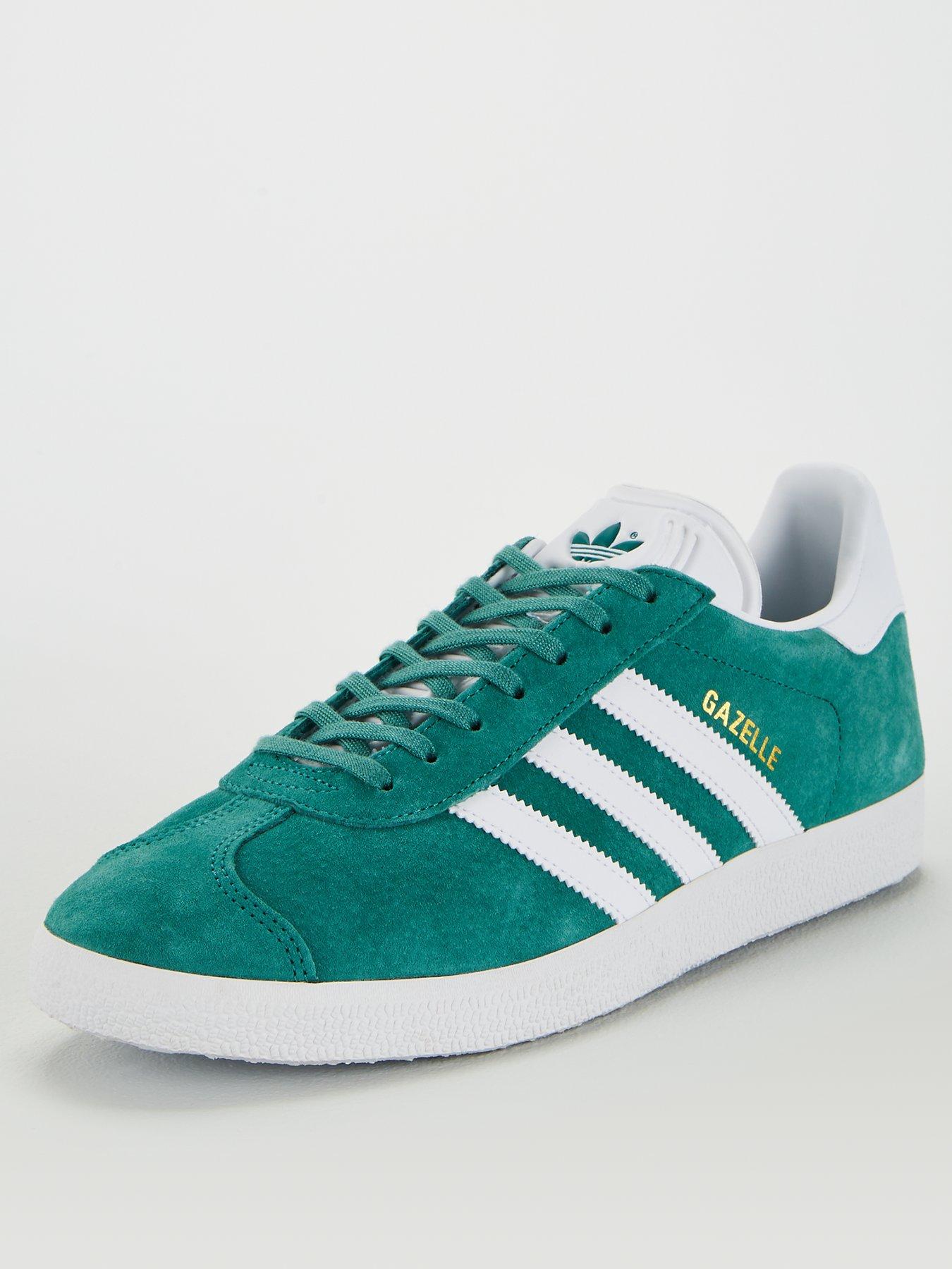 mens green gazelle trainers