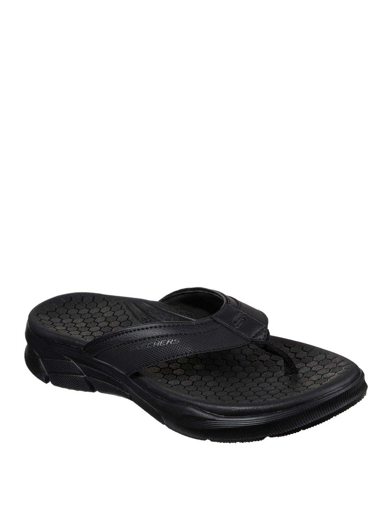 skechers equalizer 4.0 slides with velcro strap