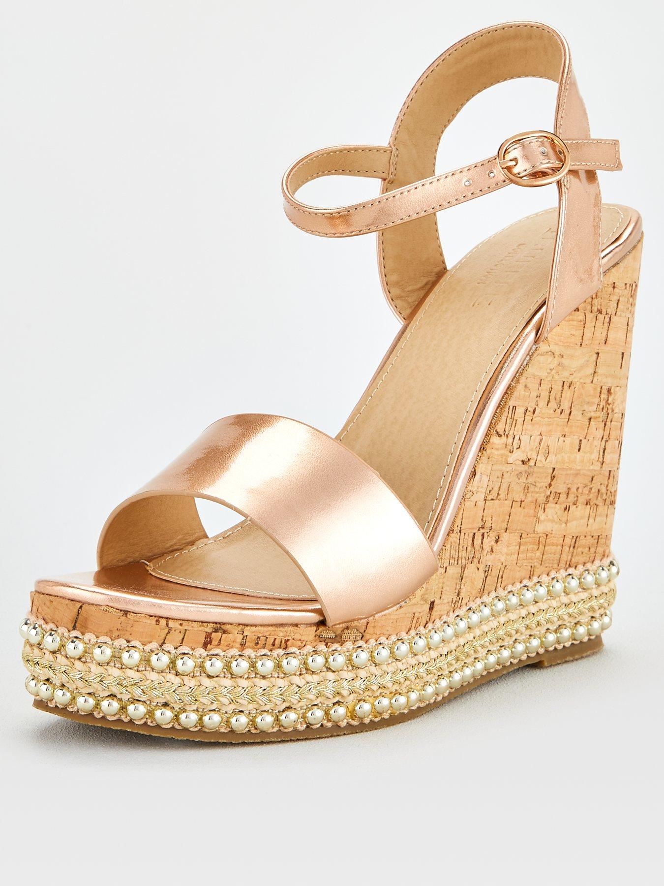 gold high heels ireland