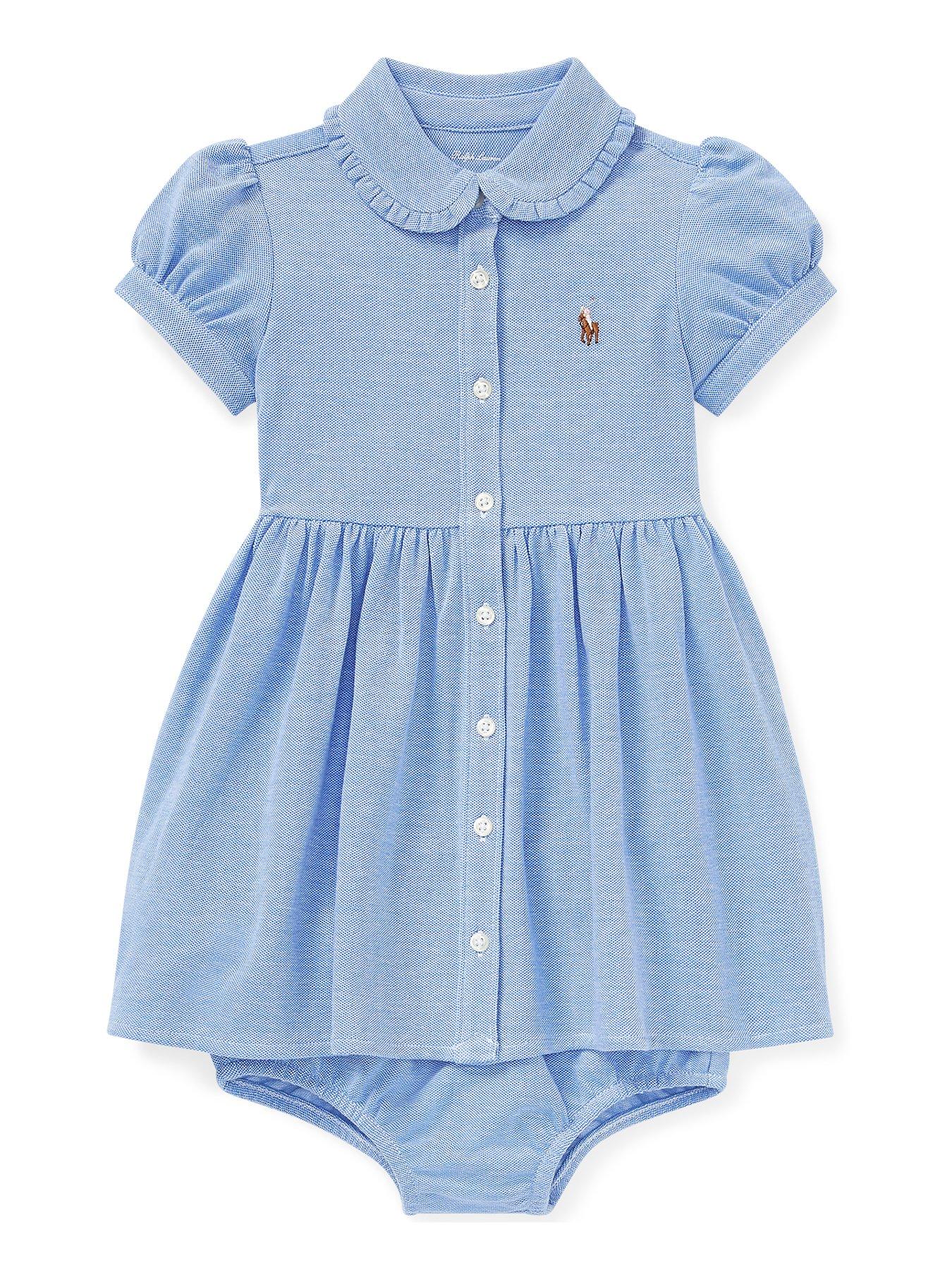 ralph lauren baby blue dress