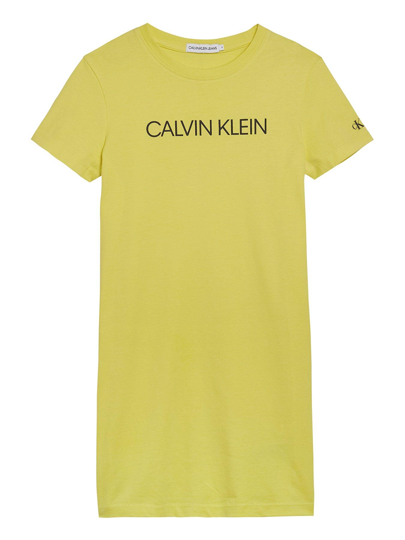 calvin klein institutional logo dress