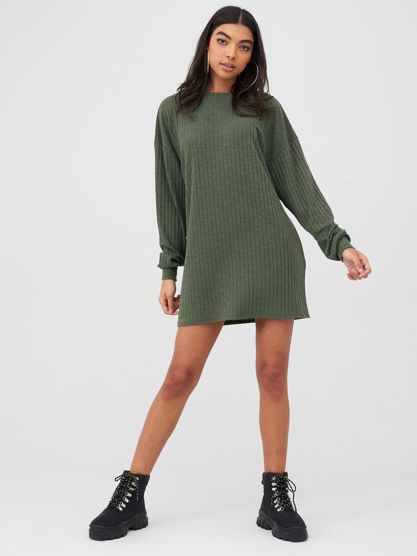 boohoo sweater dress