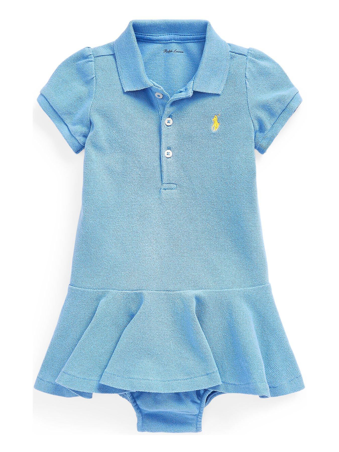 baby blue polo dress