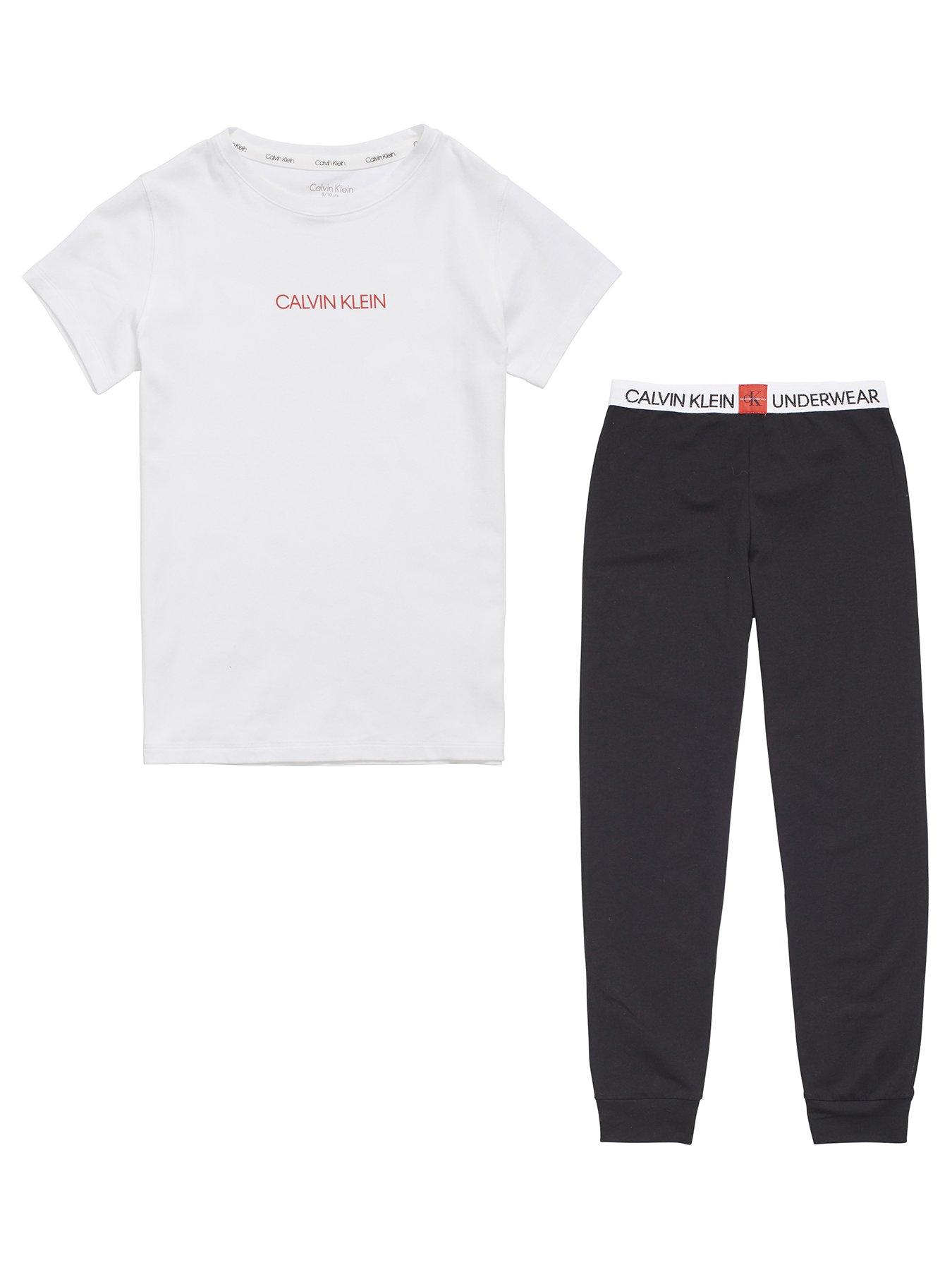 girls calvin klein pyjamas