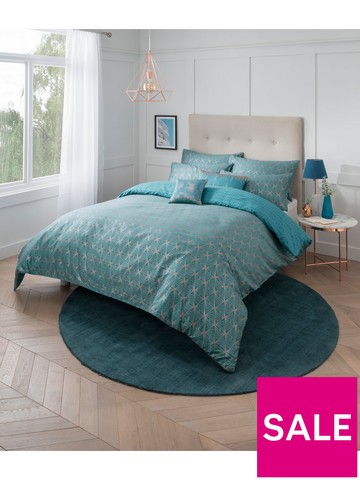 All Offers Sam Faiers Bedding, Meryl Cotton Percale Duvet Cover Set