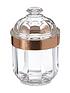 premier-housewares-small-acrylic-canister-with-rose-gold-finishstillFront