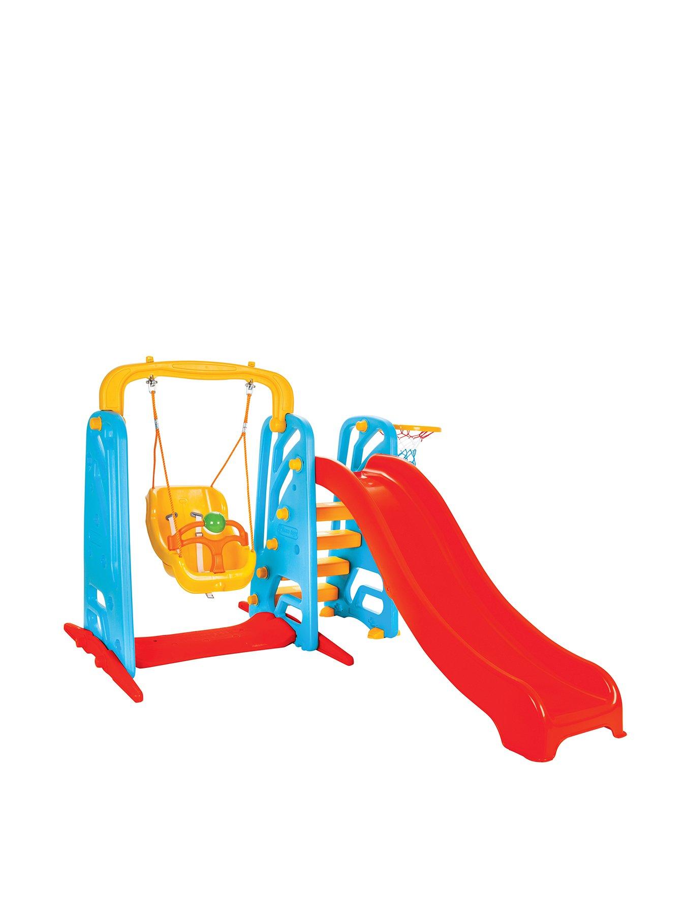 swing and slide set for 2 year old