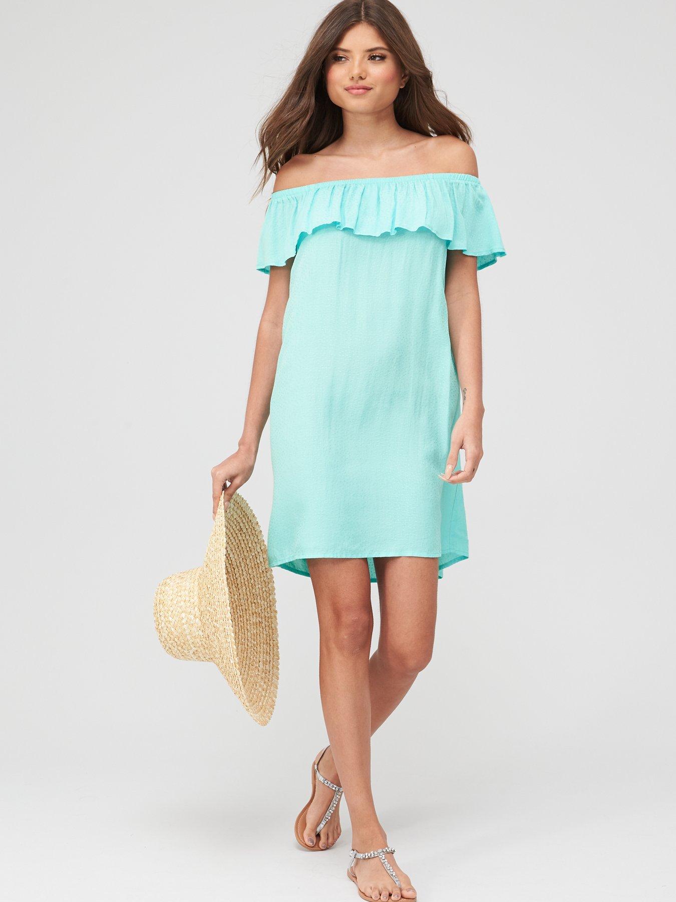 beach bardot dress