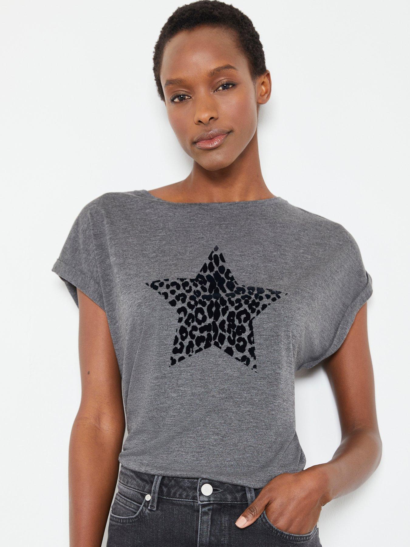 mint velvet star print blouse