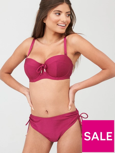 prod1089274300: Coco Beach Adjustable Bikini Brief - Pink