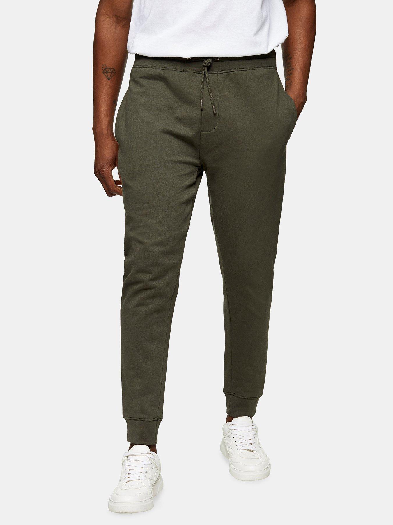 skinny khaki joggers