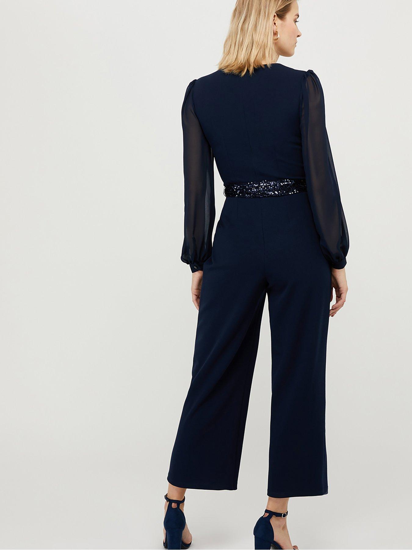 monsoon navy jumpsuit
