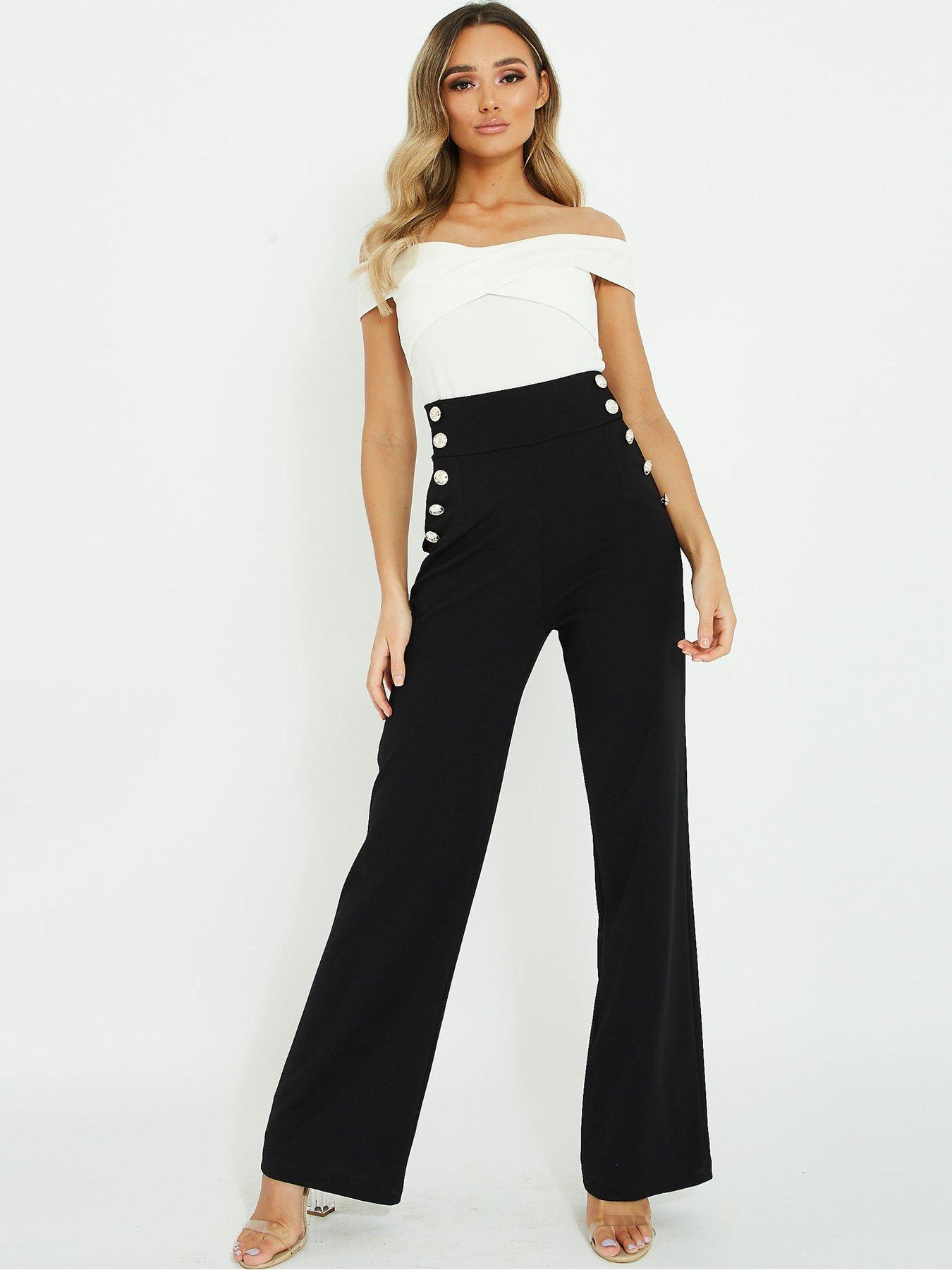 quiz flared trousers