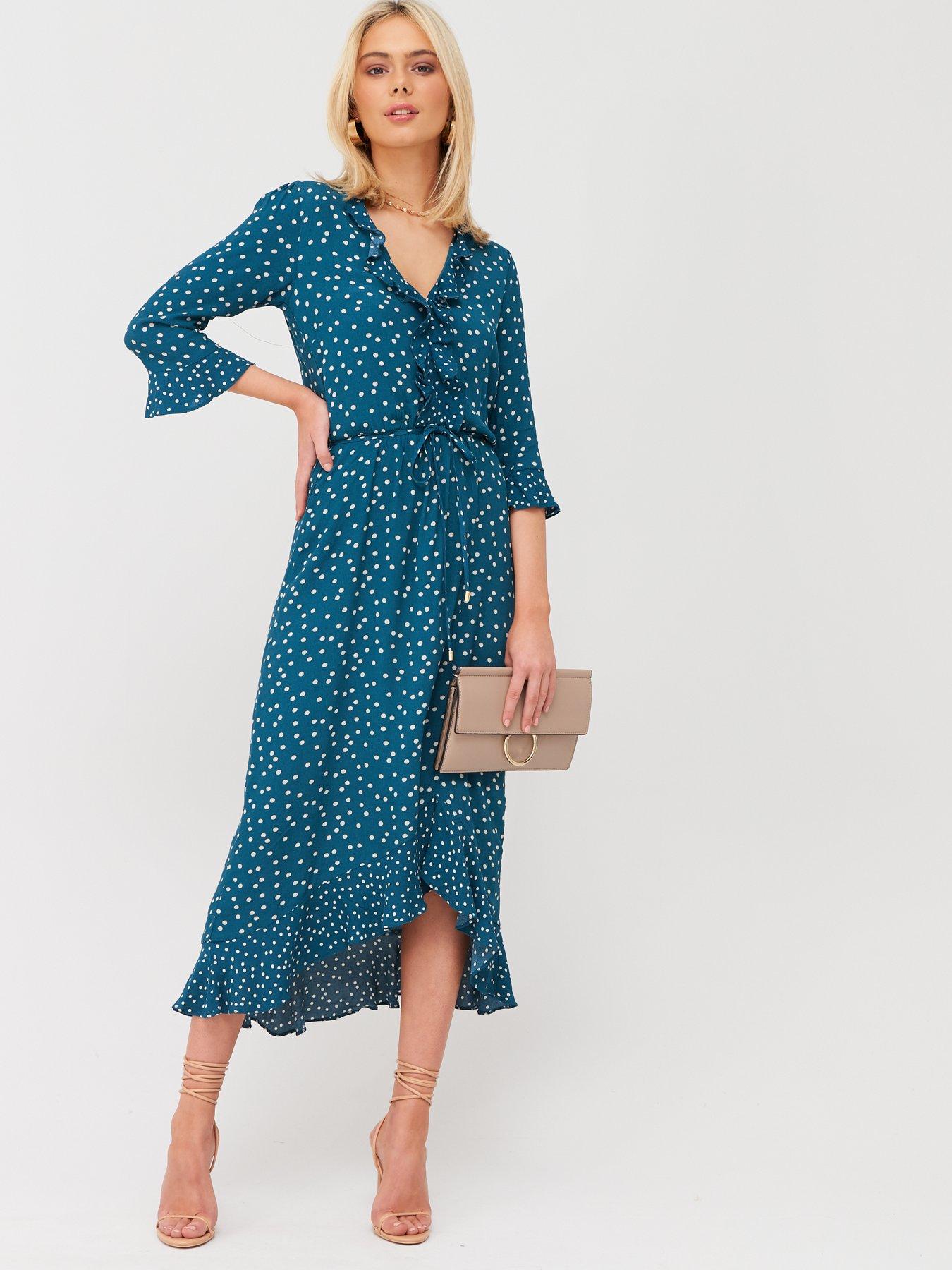 Oasis green 2024 spot dress