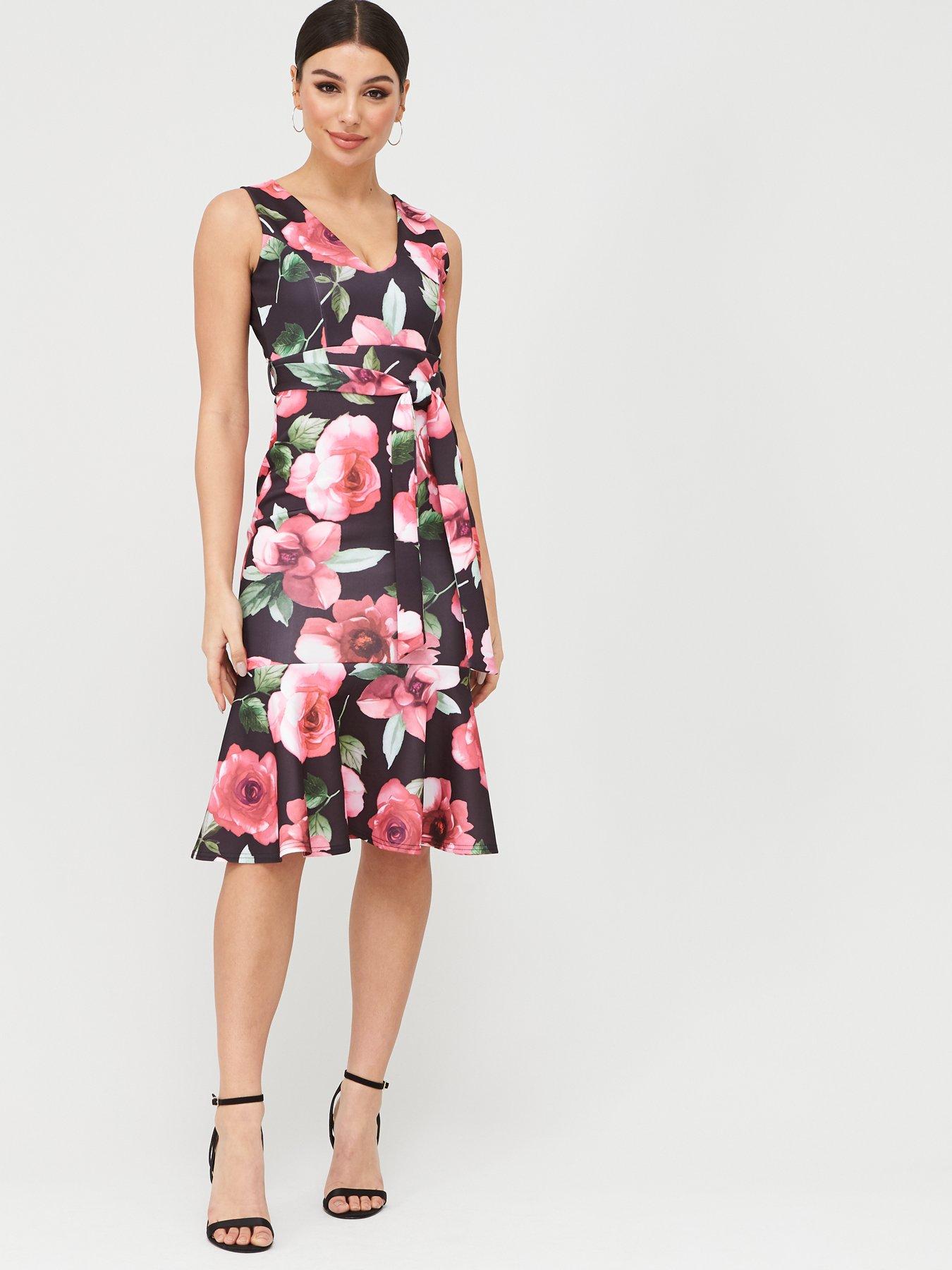 boohoo flower dress