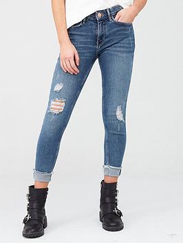 river-island-ripped-knee-mid-rise-amelie-super-skinny-jean-blue