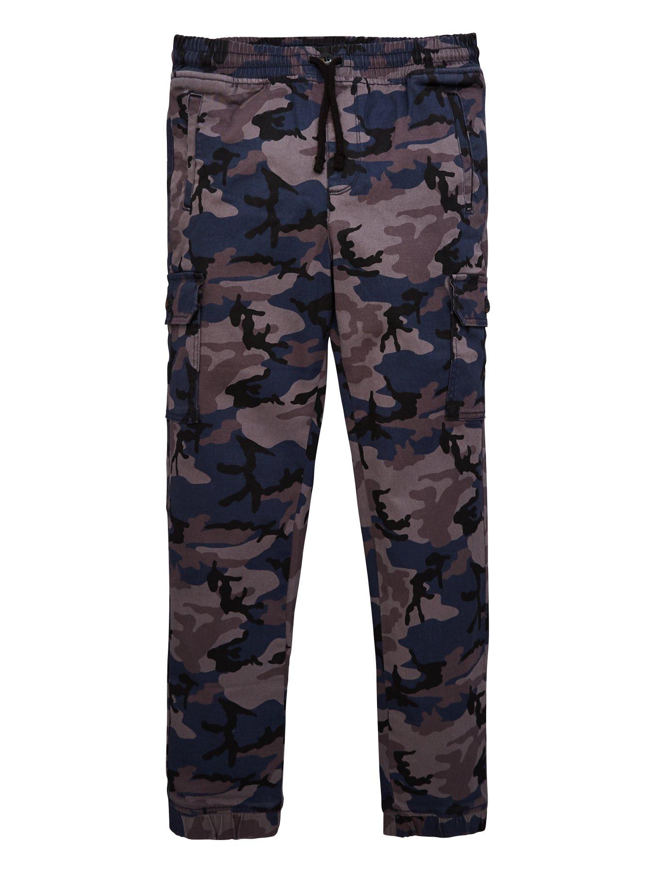 cuffed camo pants
