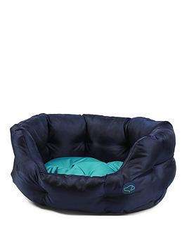 zoon-uber-activ-oval-pet-bed-navy