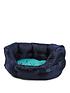 zoon-uber-activ-oval-pet-bed-navyfront