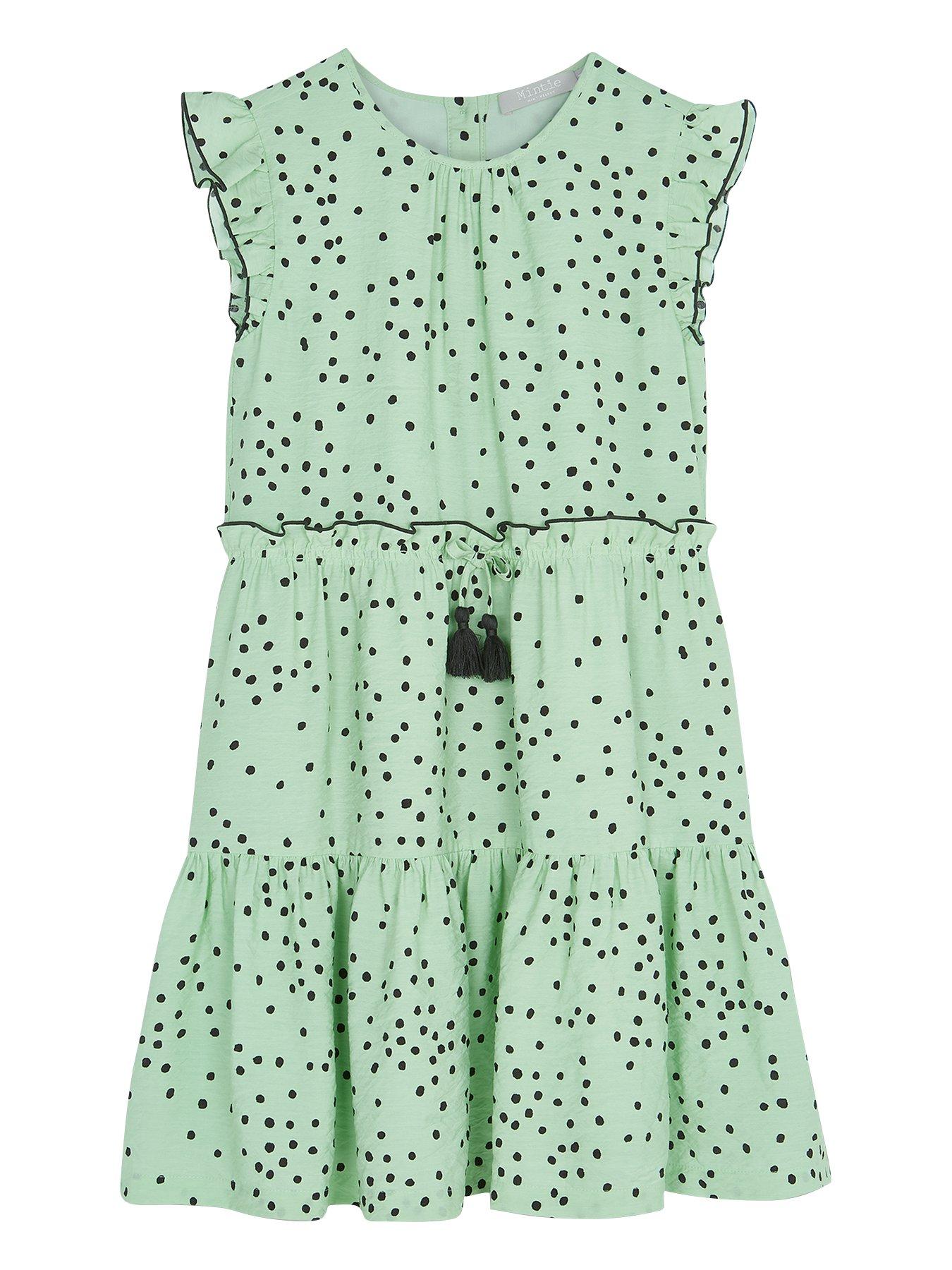 next green spot dress