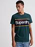 superdry-core-logo-stripe-t-shirt-greenfront