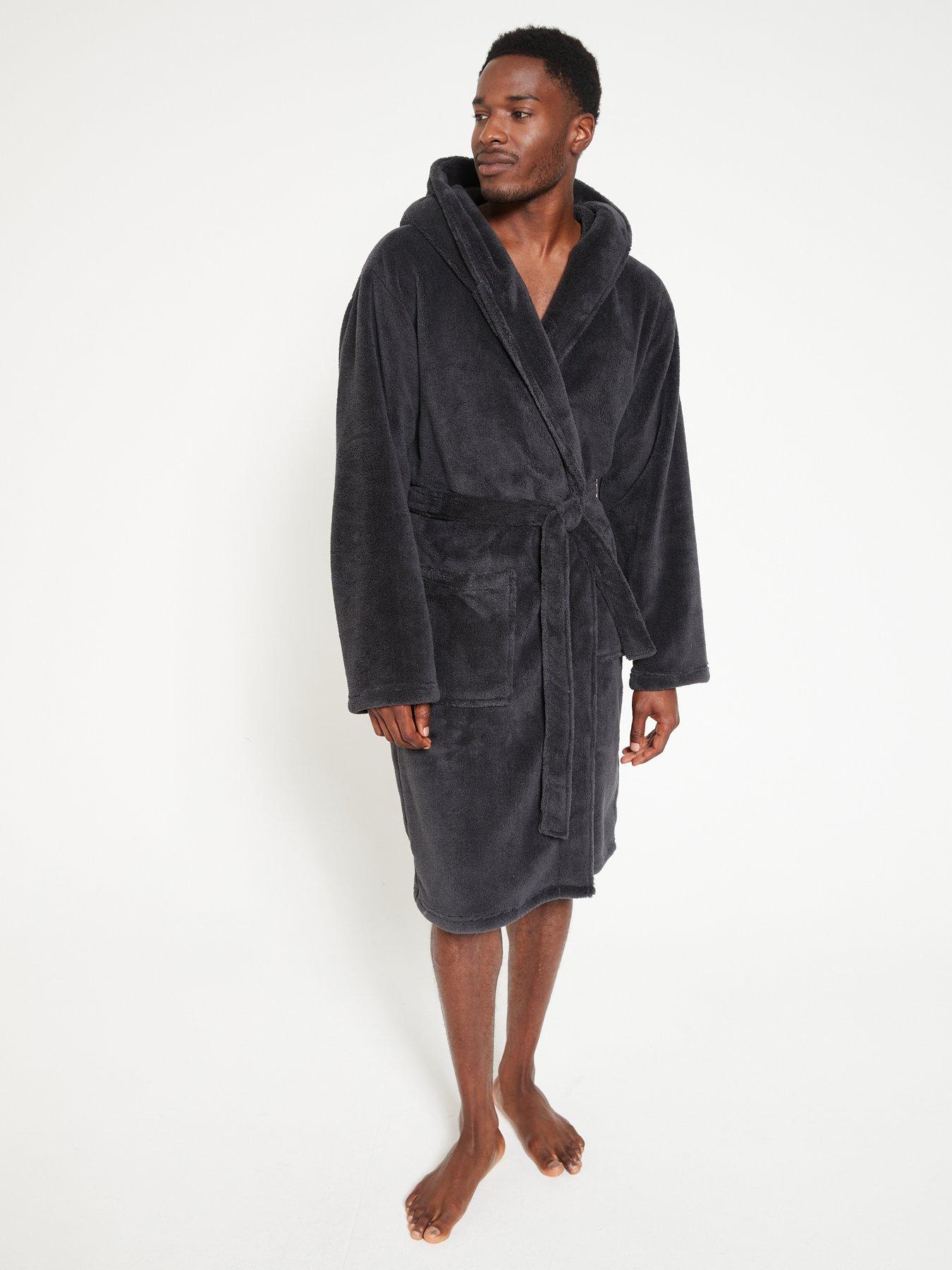 men's dressing gowns with hood