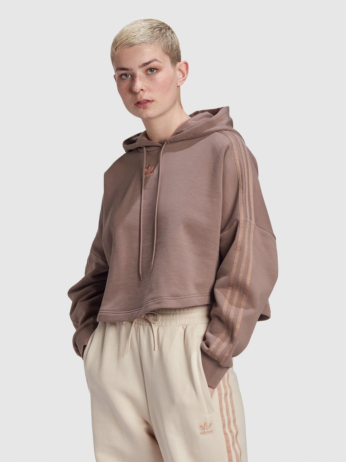 adidas hoodie tan