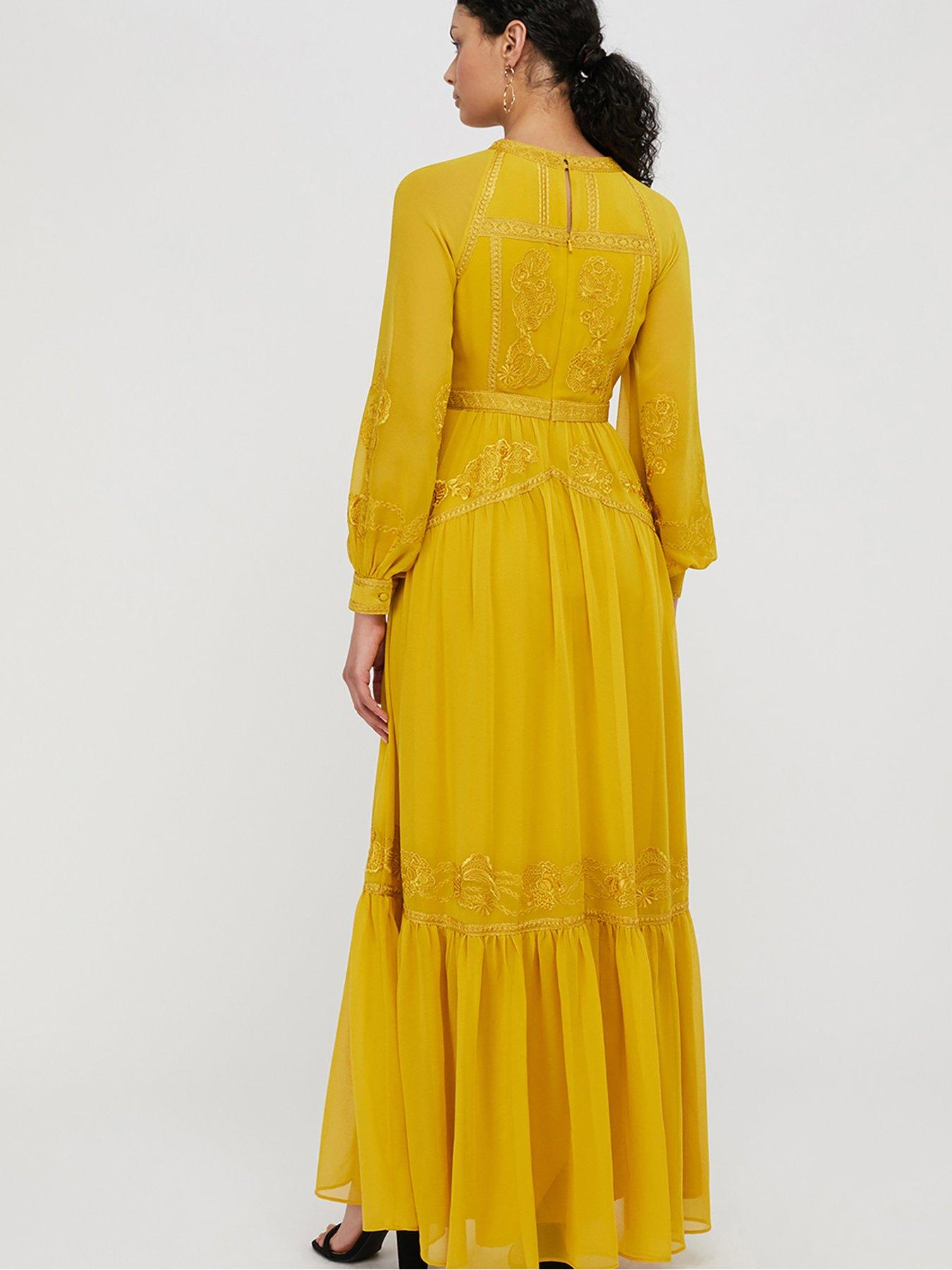 monsoon yellow dress