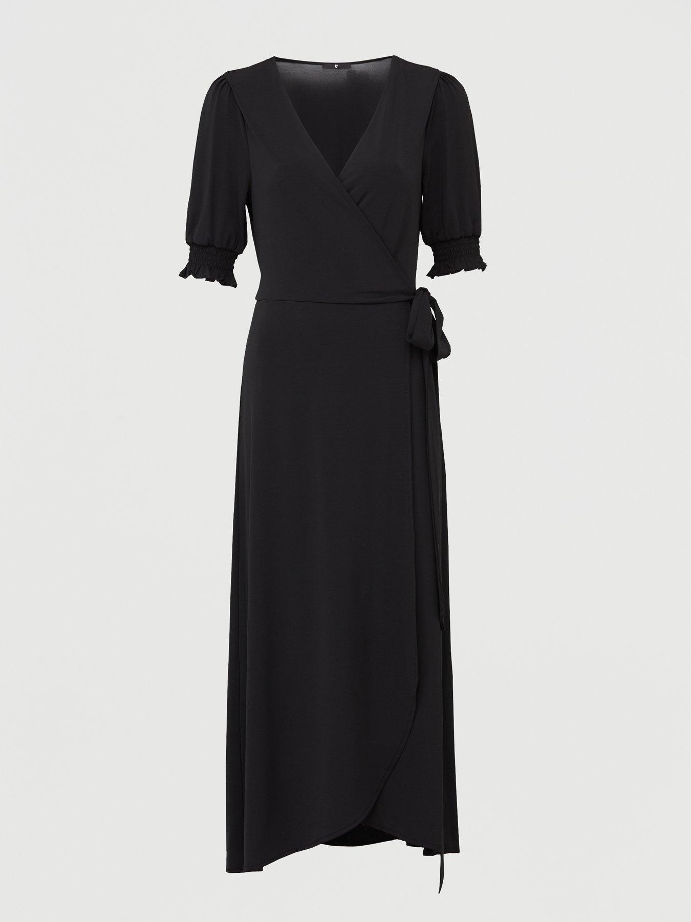 v by very black dress