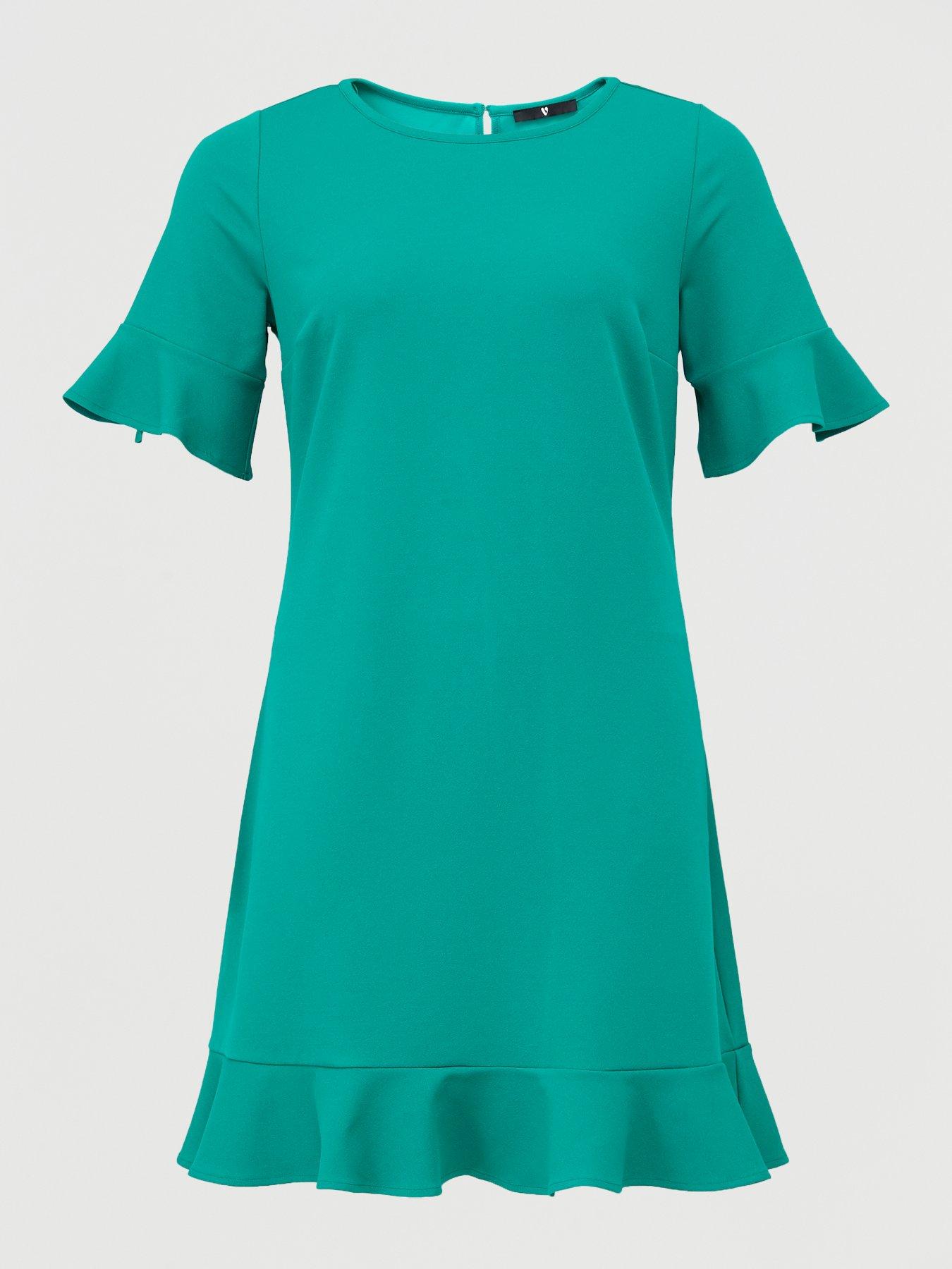 green smart dress