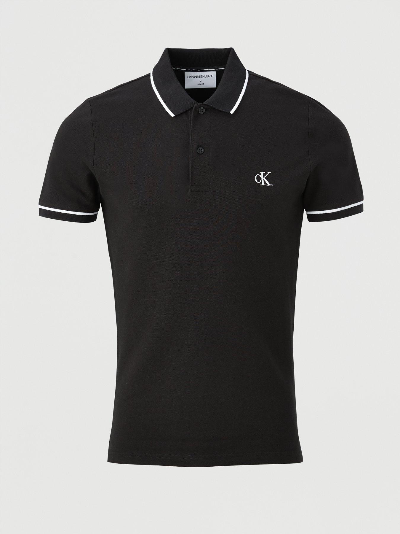 calvin klein slim fit polo