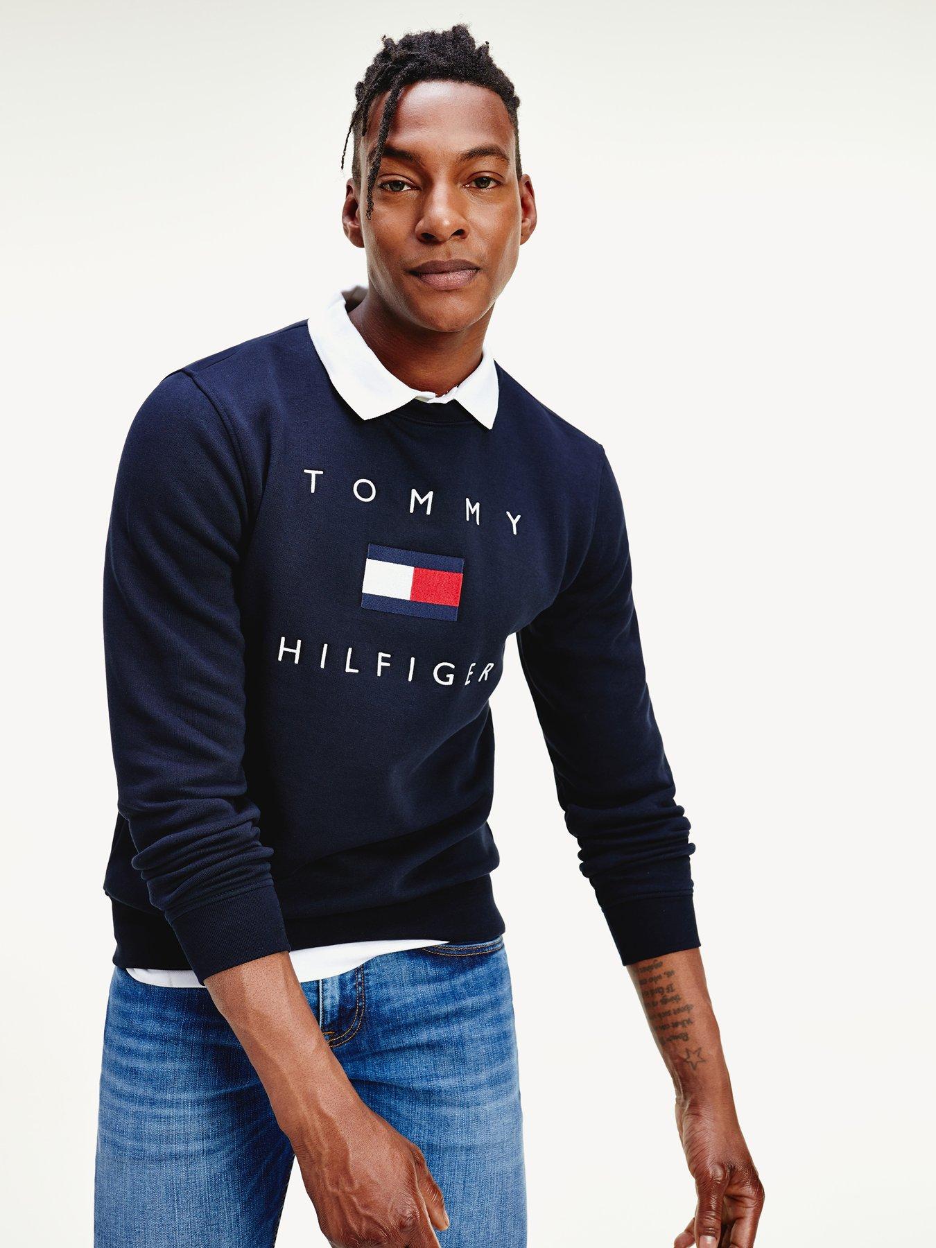 navy tommy hilfiger hoodie