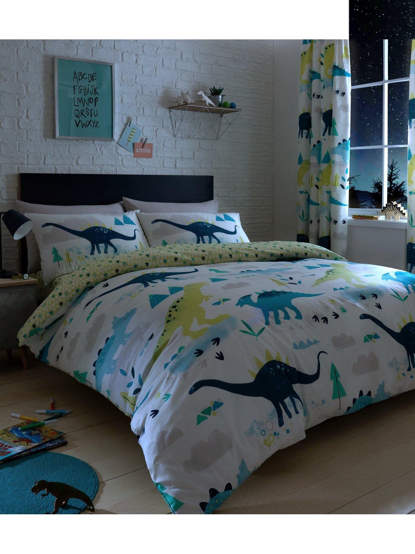 Bedlam Dino Glow In The Dark Junior Duvet Cover Set