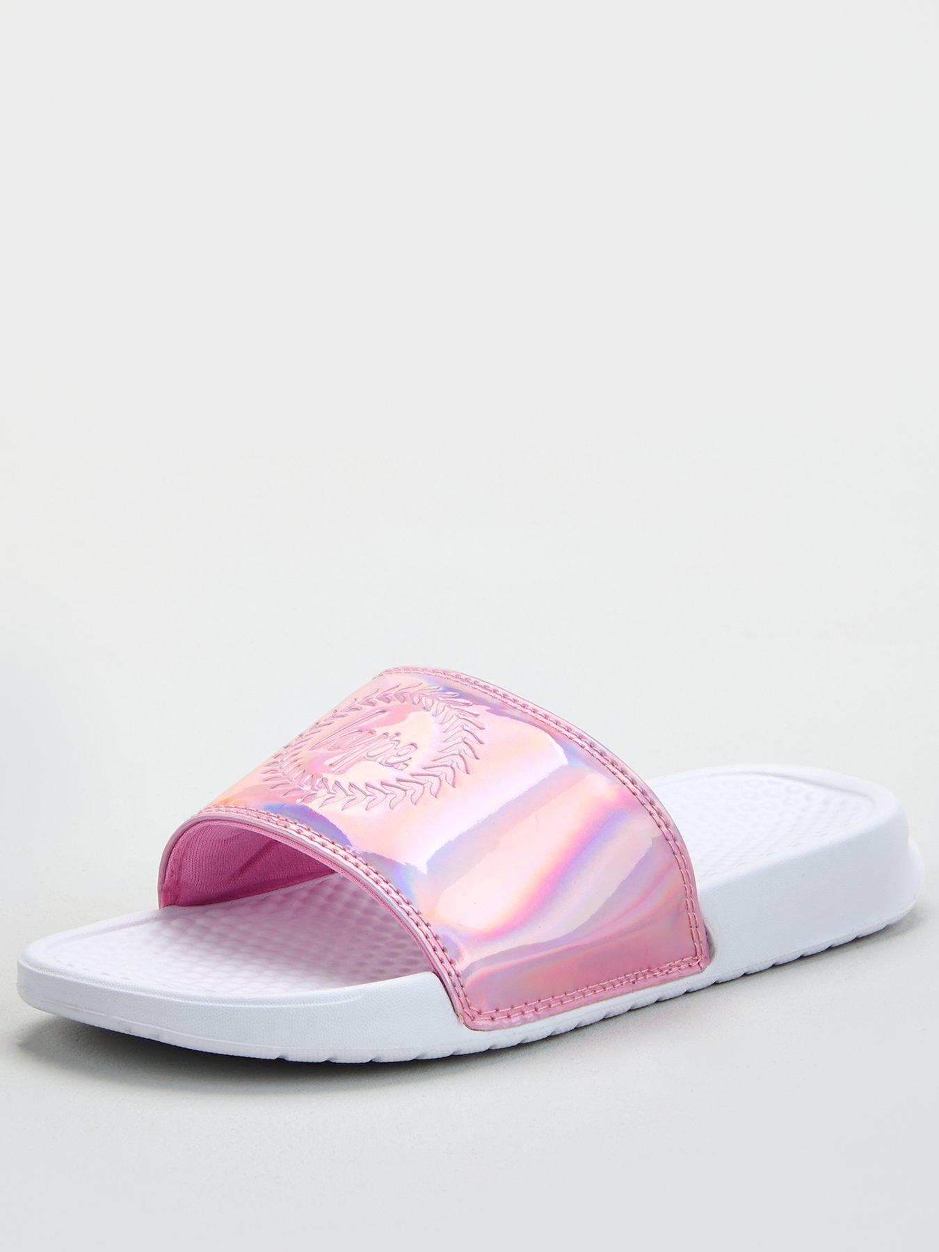 girls sliders with strap