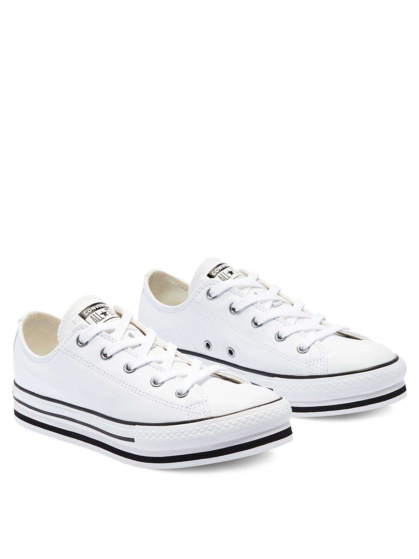 converse white junior