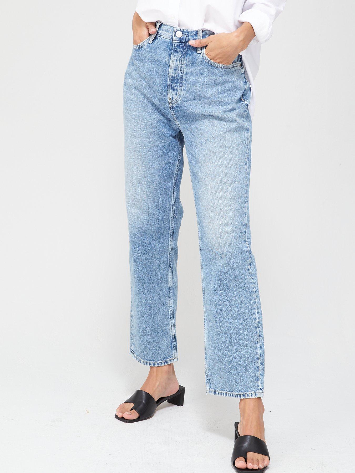 blue dad jeans