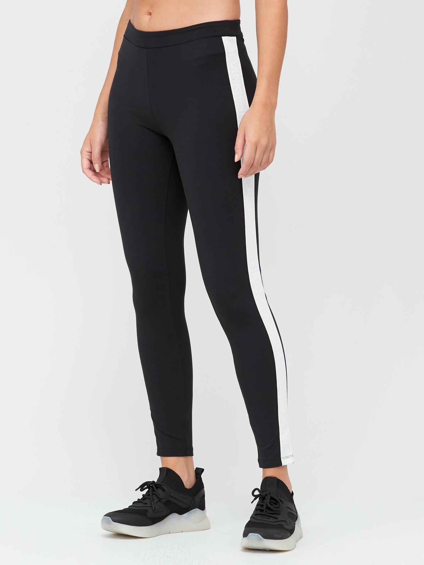 calvin klein logo leggings black