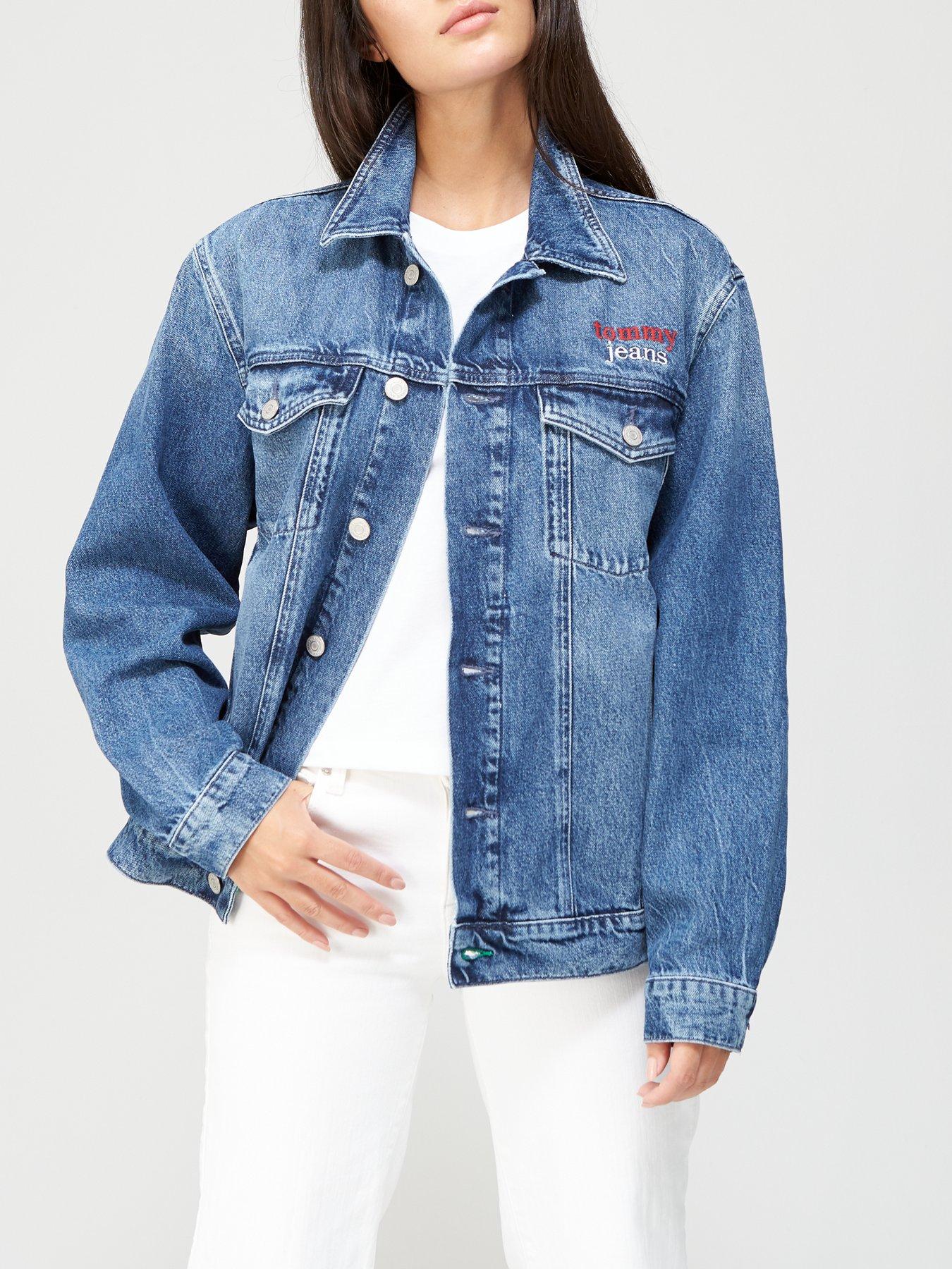 tommy jeans oversized trucker jacket