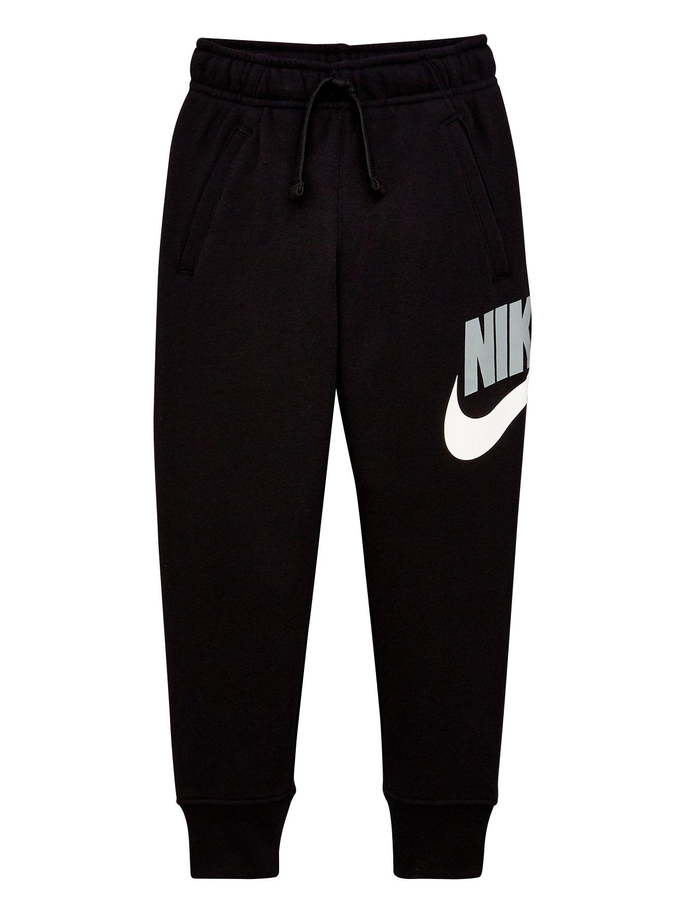 nike jogging bottoms black