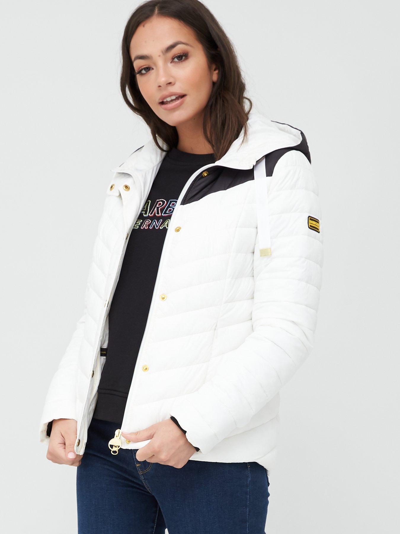 barbour white jacket