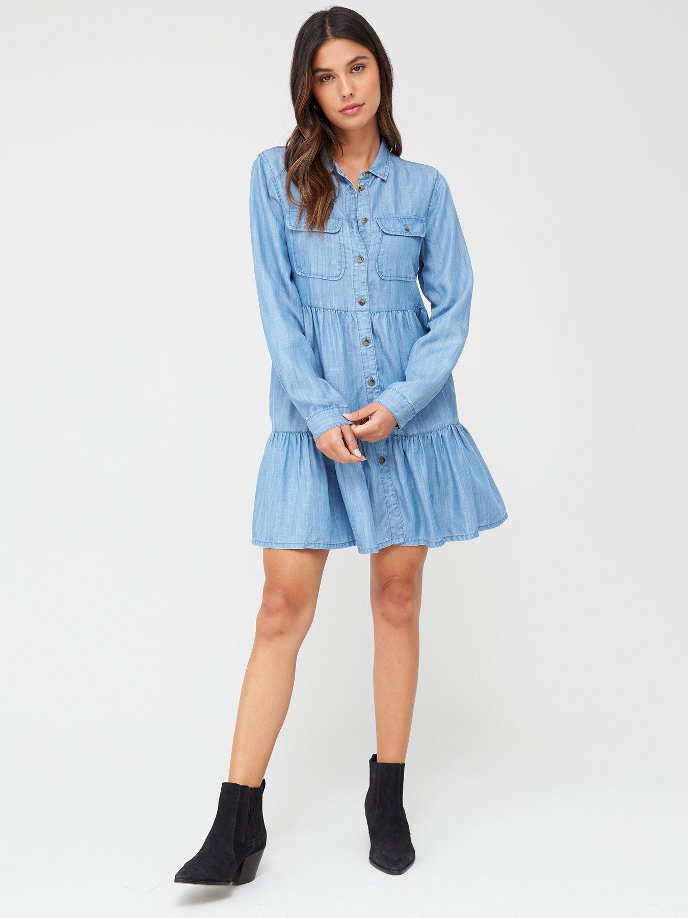 superdry denim dress