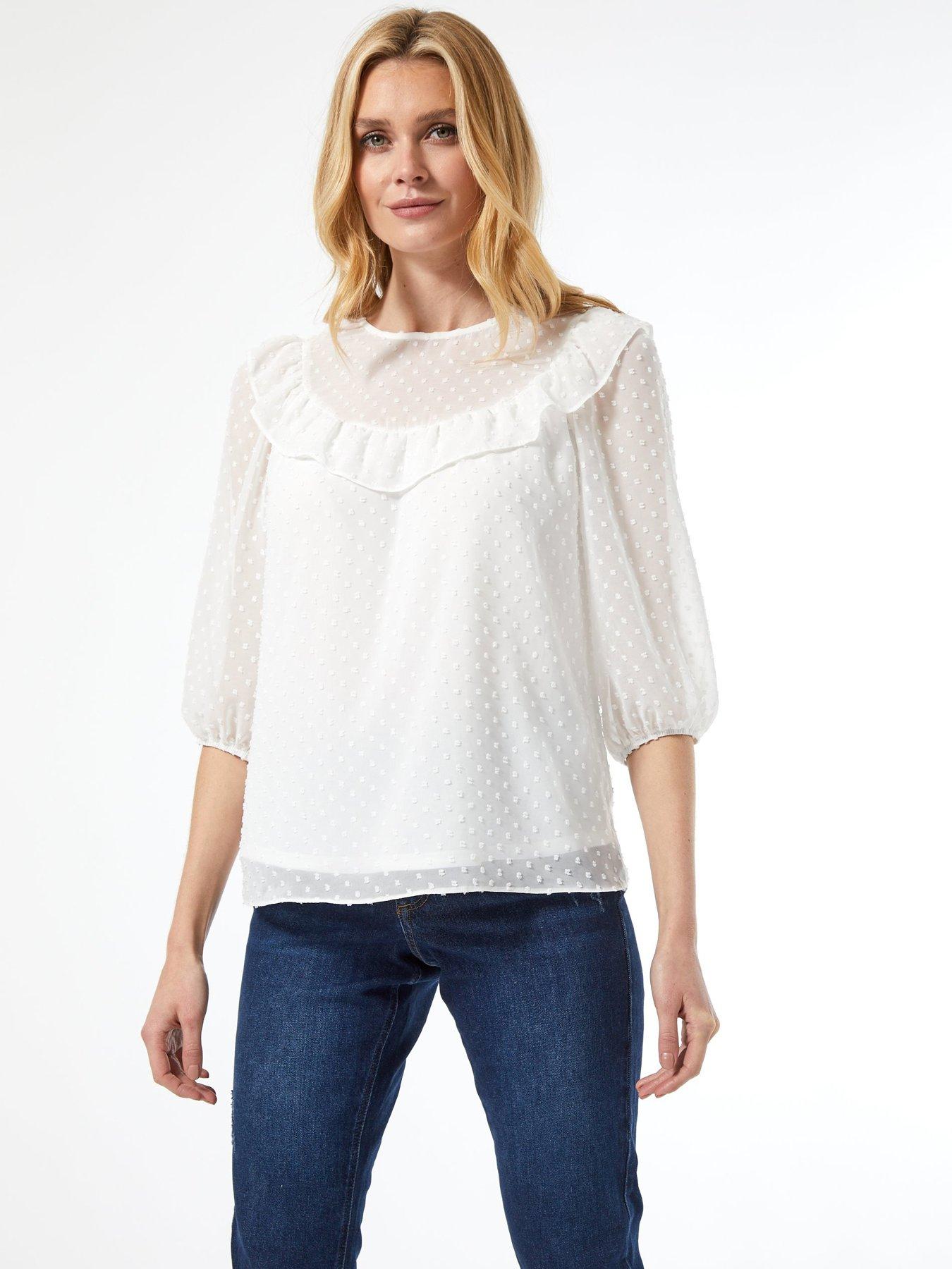 dorothy perkins ruffle top