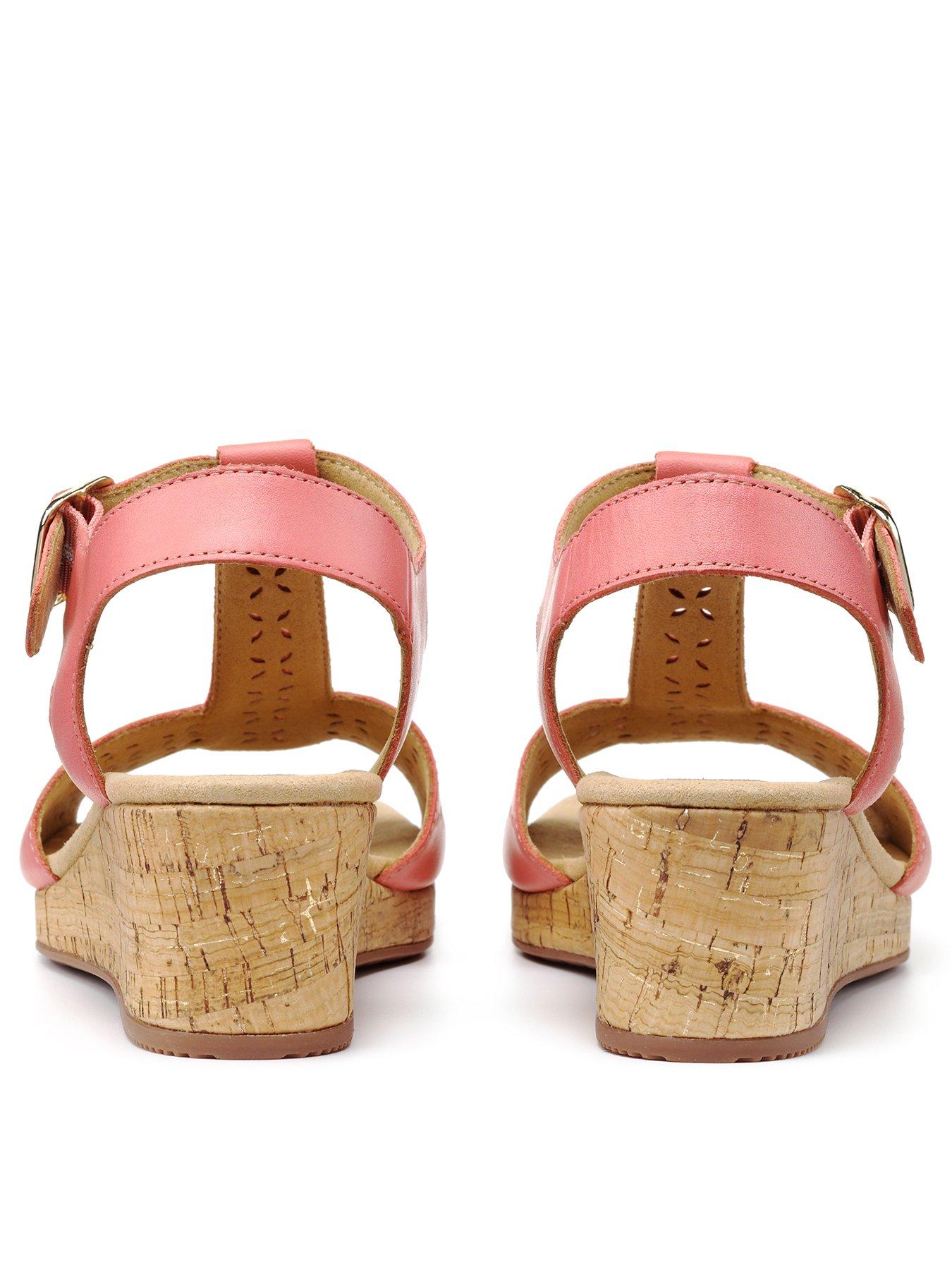 hotter coral sandals