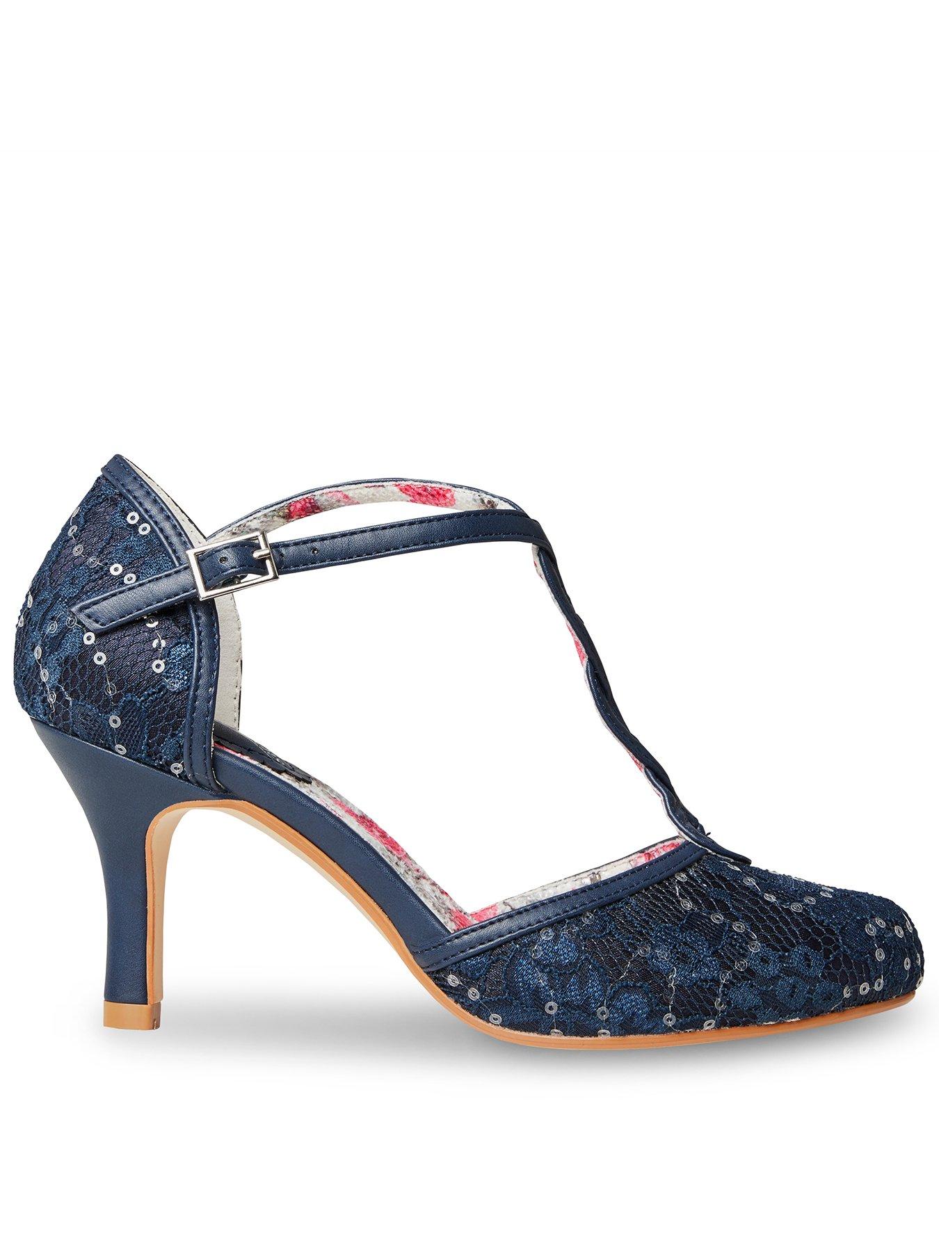 joe browns navy shoes