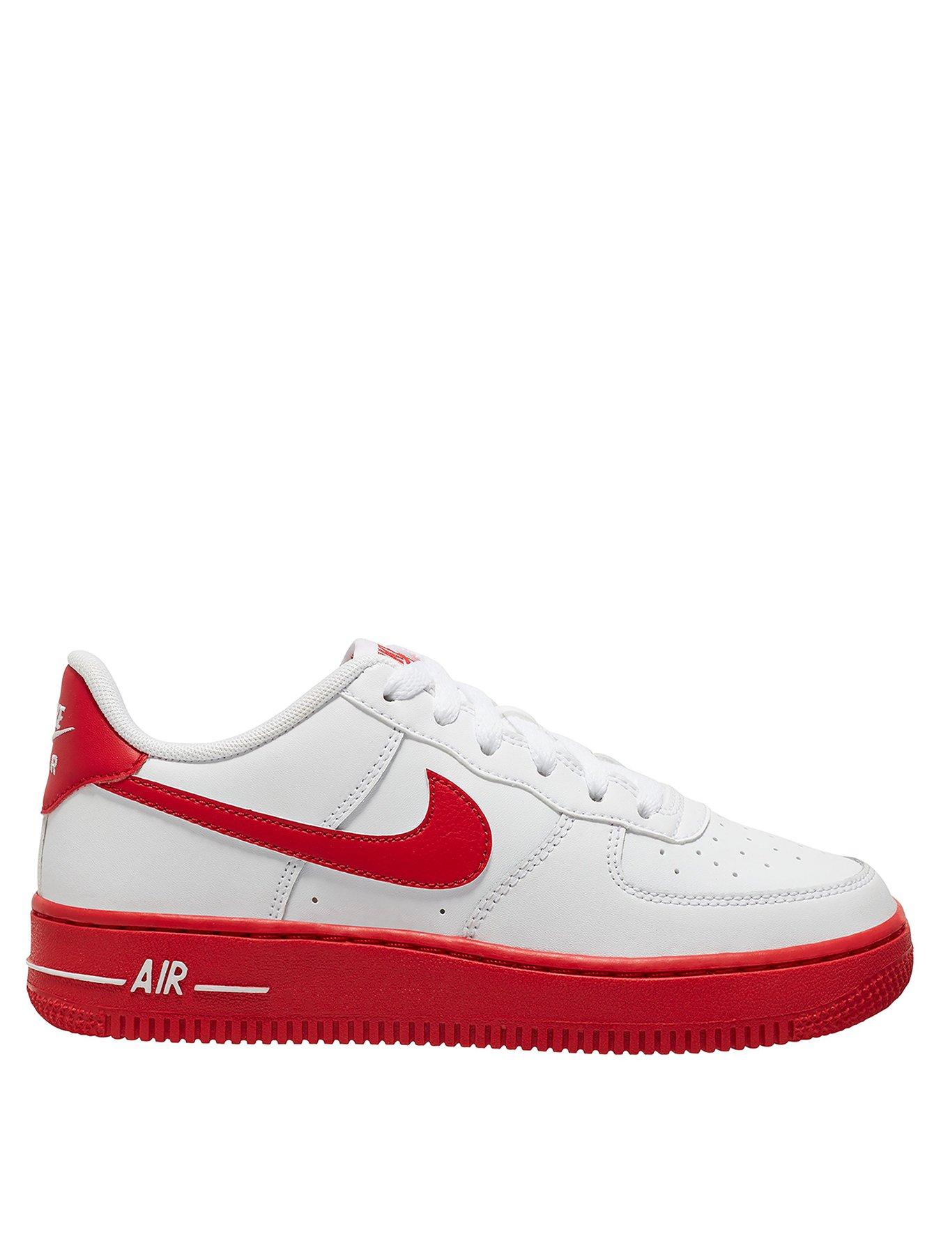 red and white air force 1 size 5