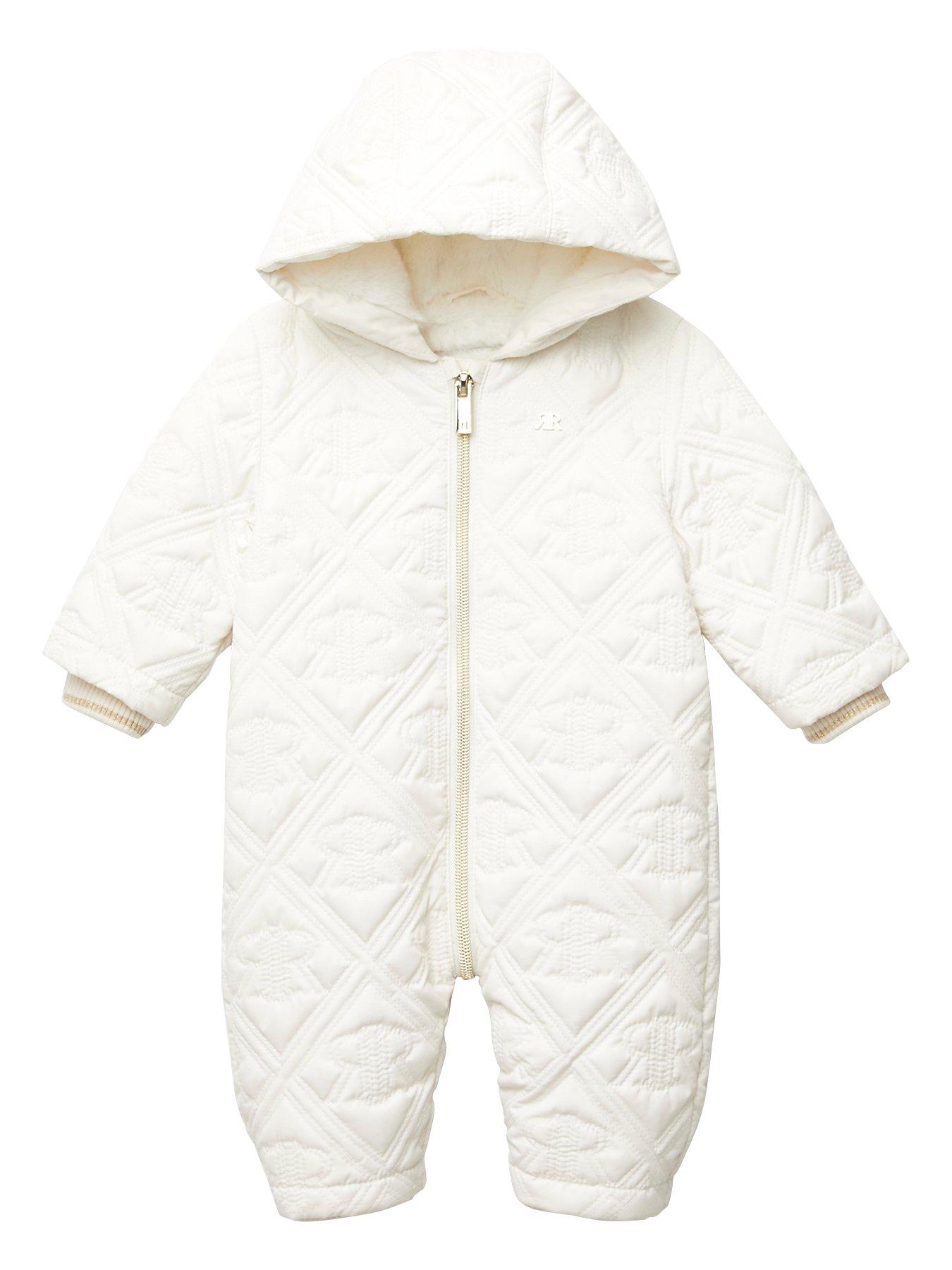 river island baby snowsuit