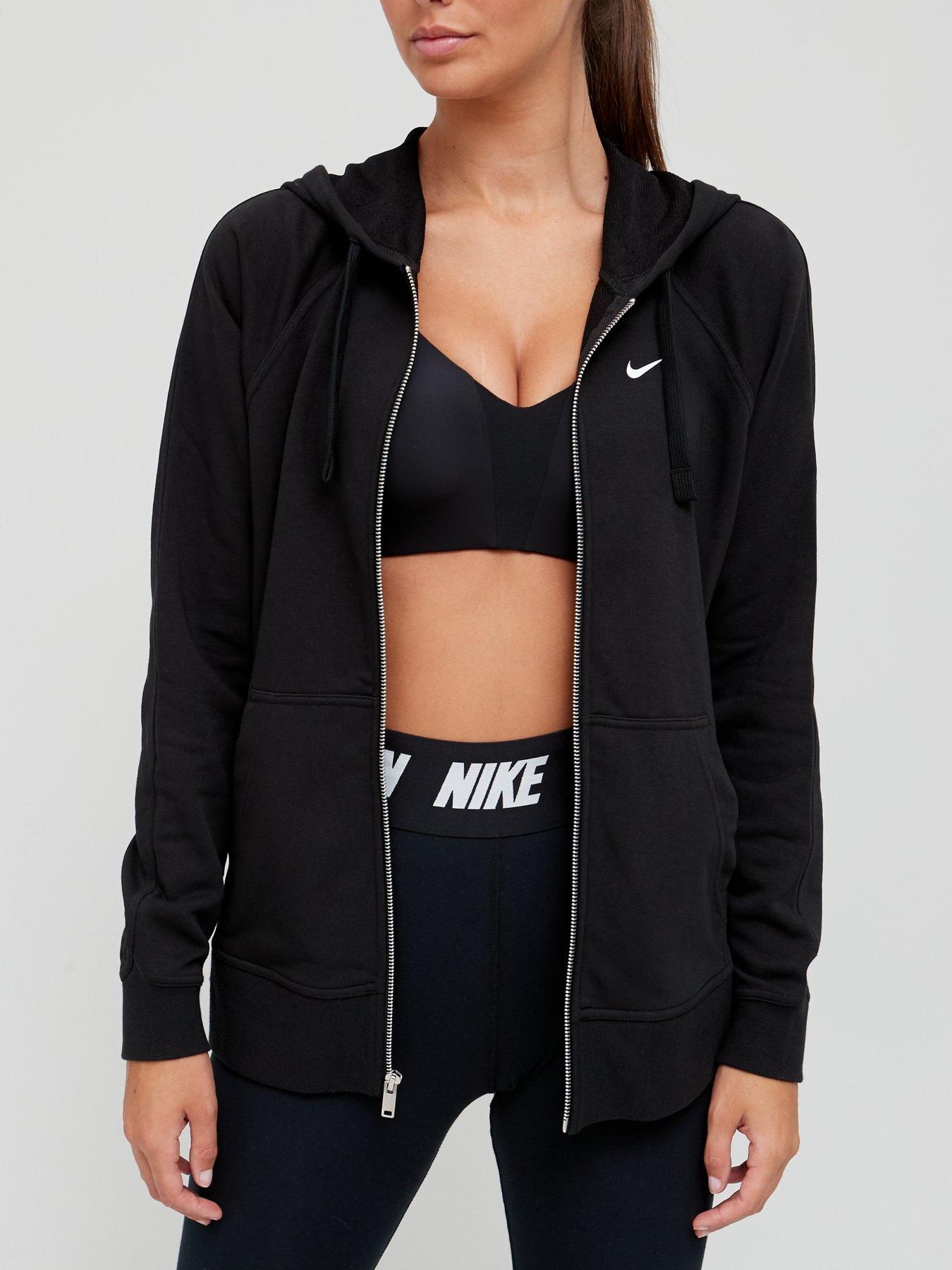 nike zip front hoodie women's